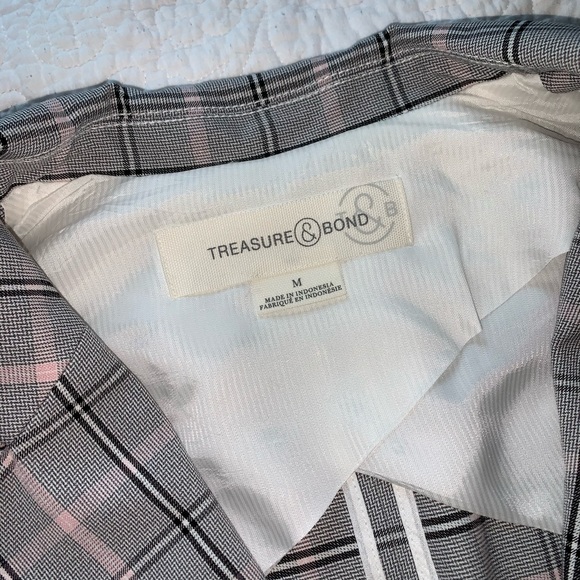 Treasure & Bond Plaid Blazer - Picture 3 of 4